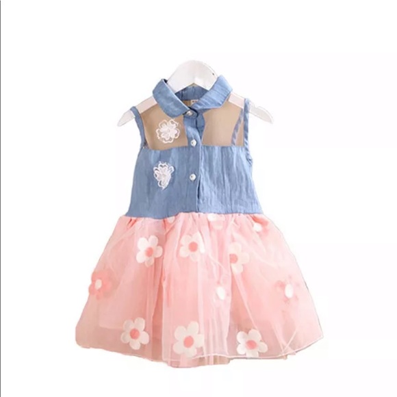 Precious girls dress in pink or blue - Picture 5 of 8
